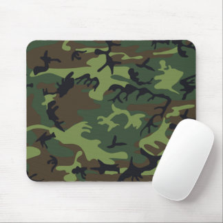 Militärisches Green Camouflage-Muster Mousepad