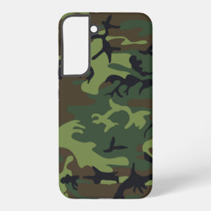 Militärisches Green Camouflage-Muster Samsung Galaxy Hülle