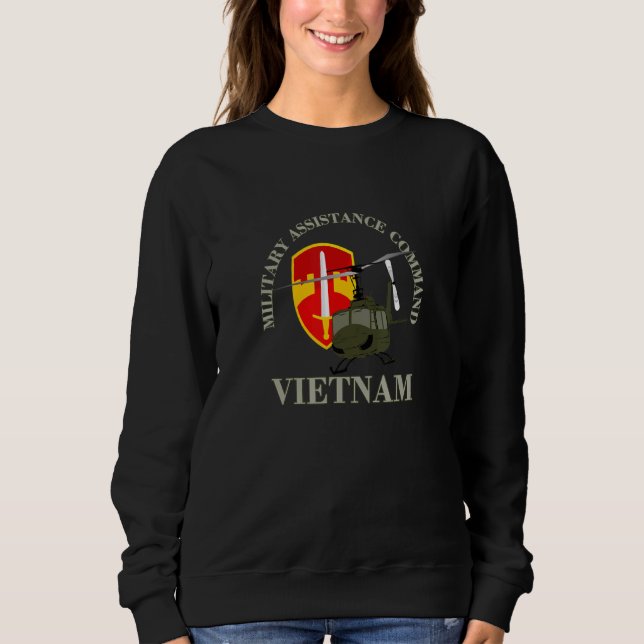 Militärisches Hilfskommando Vietnam - Macv Sog Vie Sweatshirt (Vorderseite)