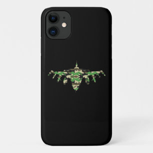 Militärisches Jet Tarnkampfflugzeug Silhouette Case-Mate iPhone Hülle