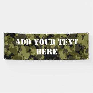 Militärisches Muster im Camouflage-Stil Banner