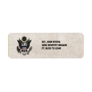Militärisches patriotisches Adler-Logo-Siegel