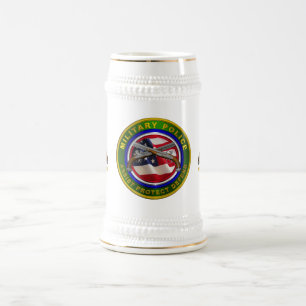 Militärisches Polizeikorps Veteran Bierglas