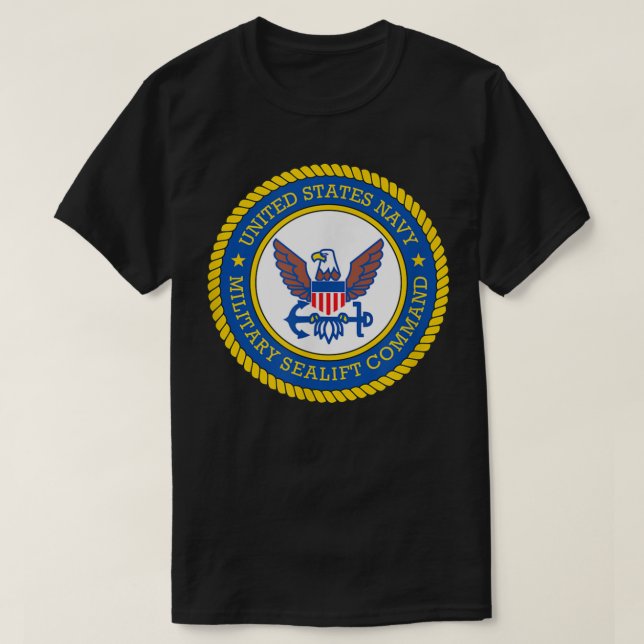 Militärisches Sealift-Kommando (MSC)  T-Shirt (Design vorne)