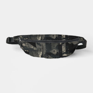 Militärisches Tarnmuster für städtische Umgebungen Bauchtasche
