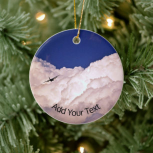 Militärisches Transportflugzeug von Shirley Taylor Keramikornament