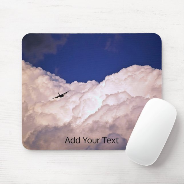 Militärisches Transportflugzeug von Shirley Taylor Mousepad (Mit Mouse)