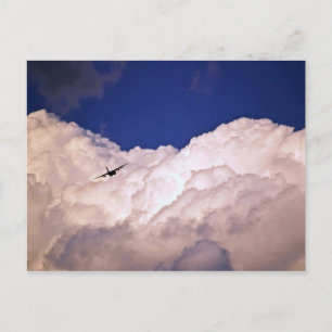 Militärisches Transportflugzeug von Shirley Taylor Postkarte