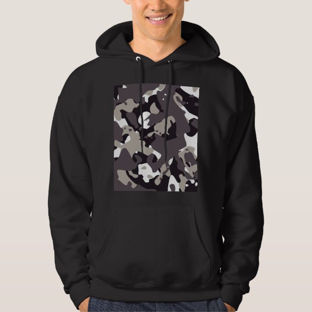 Militärisches Vorgehen Hoodie (Vorderseite)