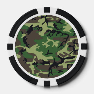 Militärisches Vorgehen Pokerchips