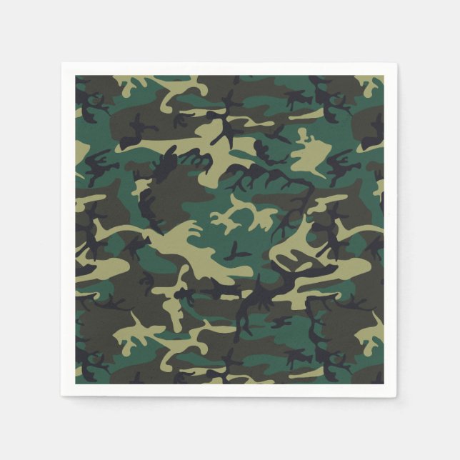 Militärisches Vorgehen Serviette (Vorderseite)