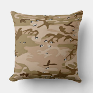 Militärisches Wüstensand-Camouflage-Kissen Kissen