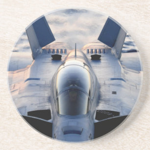 Militärjet Getränkeuntersetzer