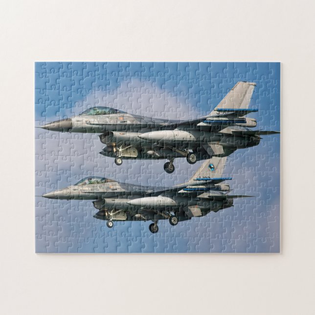 Militärjet Puzzle (Horizontal)