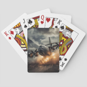 Militärkarten der C130-Luftwaffe Spielkarten
