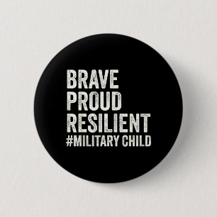 Militärkind Kid Lila für Militär-Kinder Button