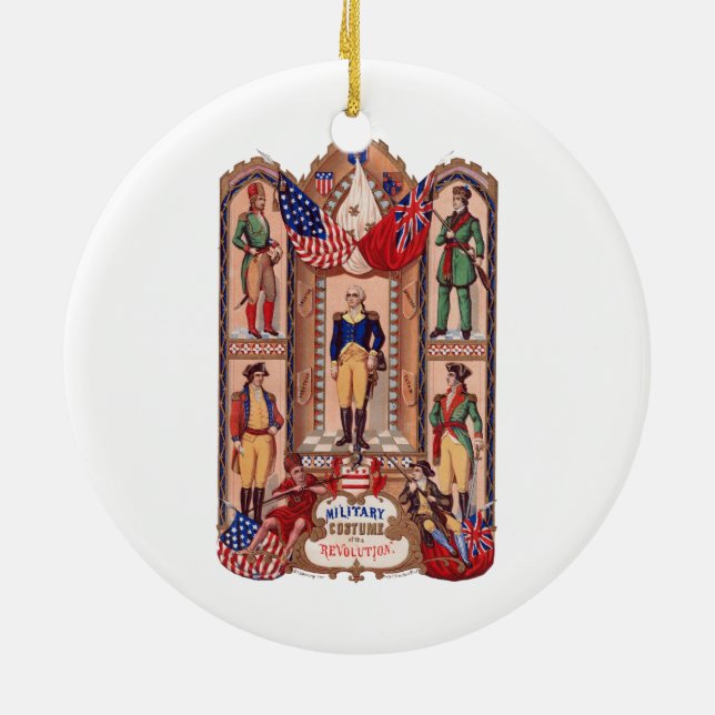 Militärkostüm des revolutionären Krieges 1855 Keramikornament (Hinten)