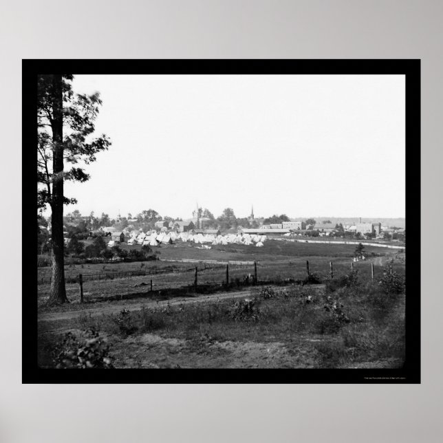 Militärlager bei Culpeper, VA 1863 Poster (Vorne)