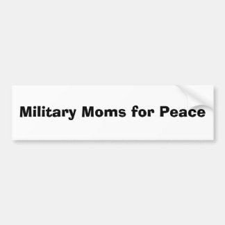 MilitärMamas für Frieden Autoaufkleber