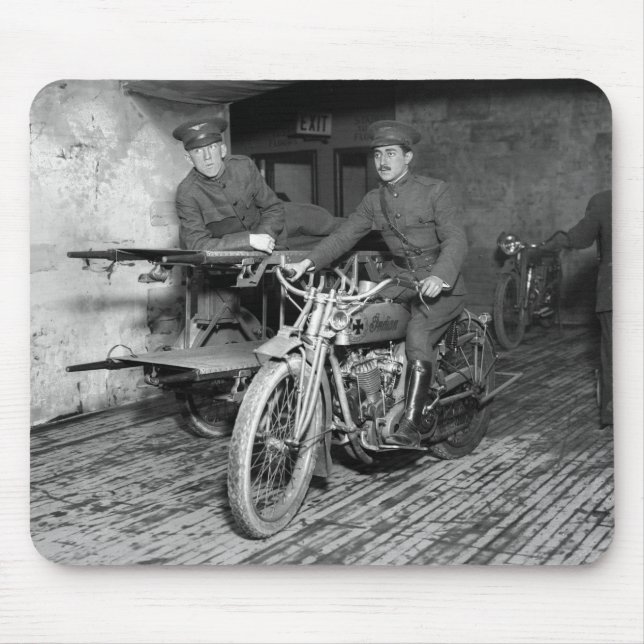 Militärmotorrad EMT, 1910s Mousepad (Vorne)