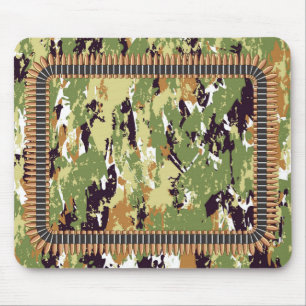 Militärmuster mit Kugel Mousepad