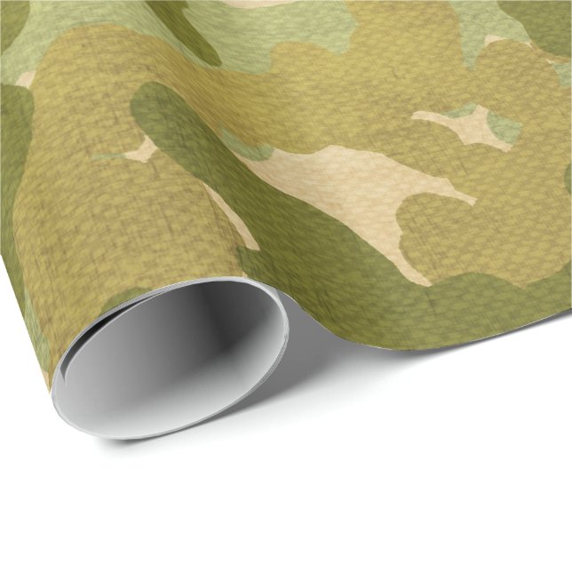 Militärmusterverpackung Geschenkpapier (Rolleneckpunkt)