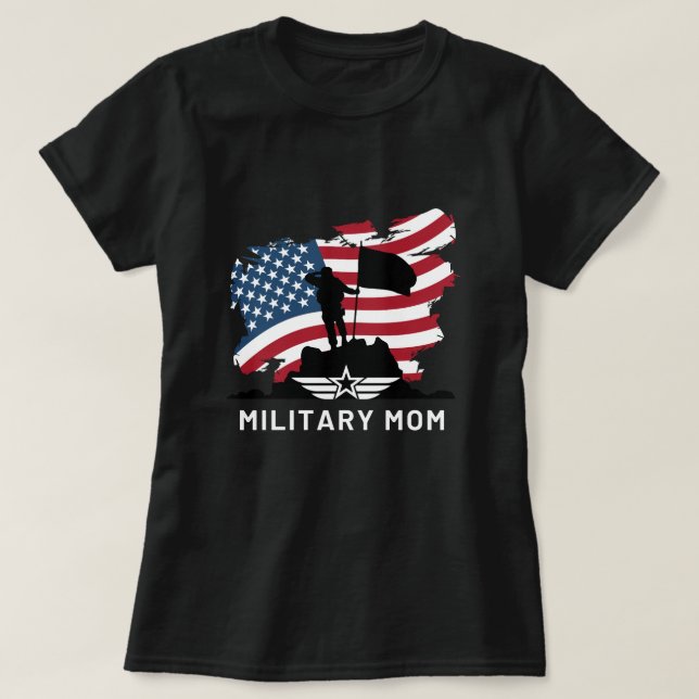 Militärmutter T-Shirt (Design vorne)