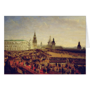 Militärparade während der Krönung von Alexander