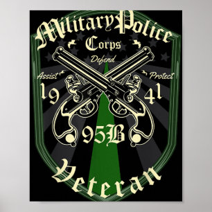 Militärpolizei 95 Bravo Veteran Poster