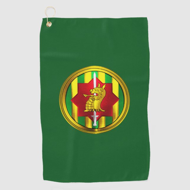 Militärpolizei-Brigade Golfhandtuch (Vorderseite)