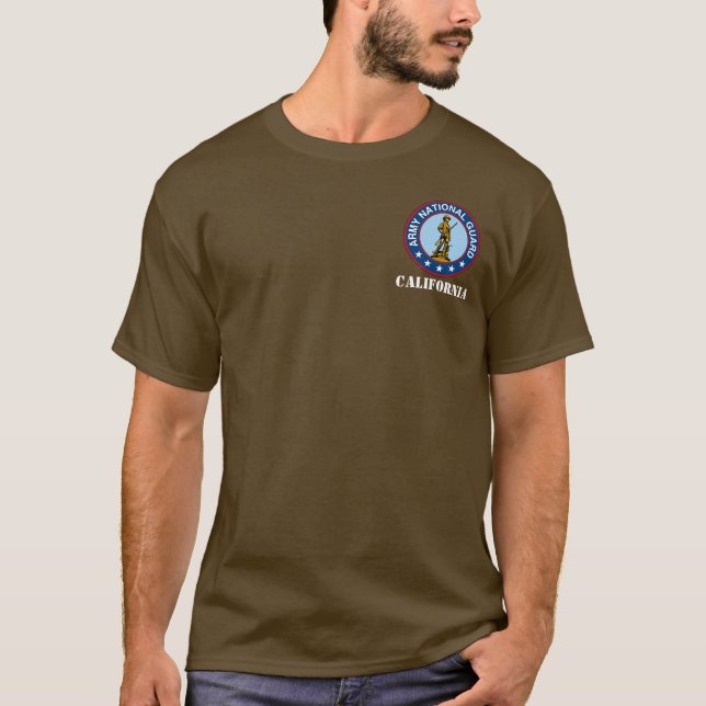 Militärpolizei L.S Kalifornien-Nationalgarde-49. T-Shirt (Vorderseite)