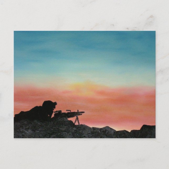 Militärpostkarte Postkarte (Vorderseite)