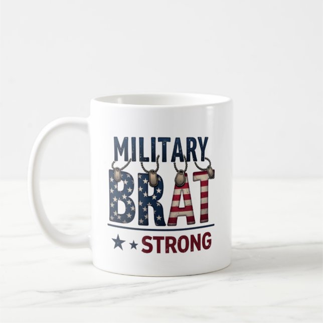 Militärrat stark kaffeetasse (Links)