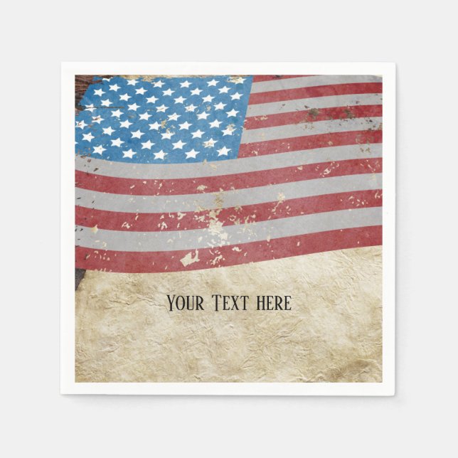 Militärruhestand, Armee, Ruhestandspapier Napkin Serviette (Vorderseite)