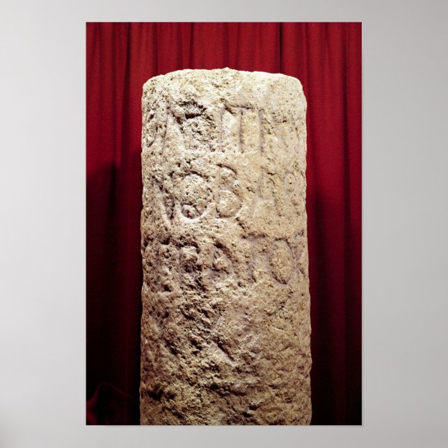 Militärsäule von Domitius Ahenobarbus Poster (Vorne)