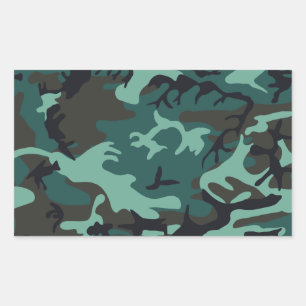 Militärsticker Rechteckiger Aufkleber