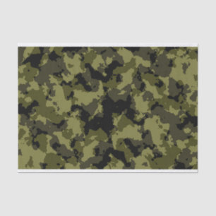Militärstil von Camouflage Seidenpapier
