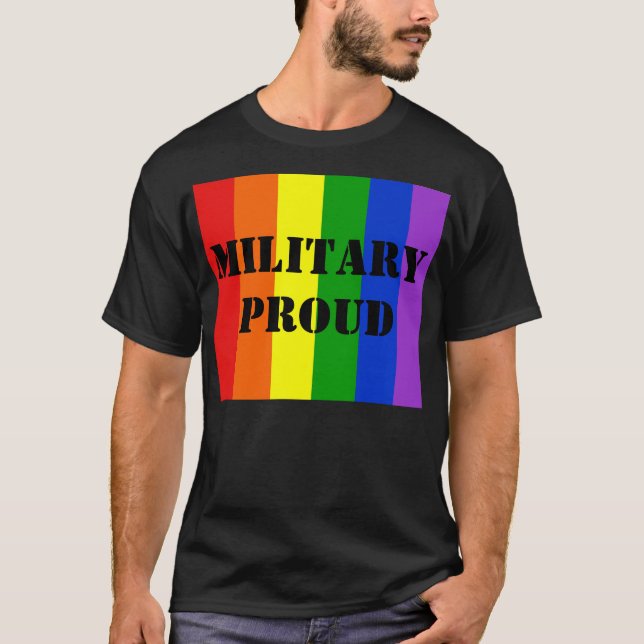 Militärstolzer T - Shirt (Vorderseite)
