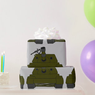 Militärtank Geschenkpapier