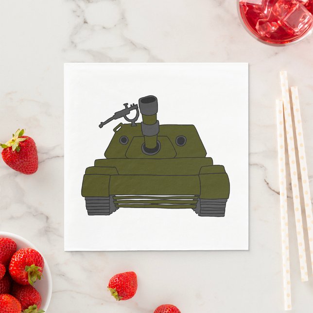 Militärtank Serviette (Von Creator hochgeladen)