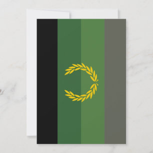 Militäruniform-Stolzflagge Feiertagskarte