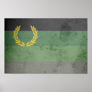 MILITÄRUNIFORM-STOLZFLAGGE POSTER
