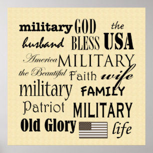 Militäruntergrundbahn-Kunst-Plakat-Druck Poster