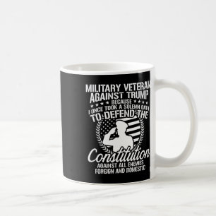 Militärveteranen gegen Trump 2020 USA-Wahl Kaffeetasse