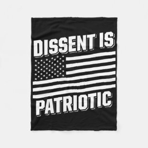 Militärveteranen gegen Trump Dissent USA Electi Fleecedecke