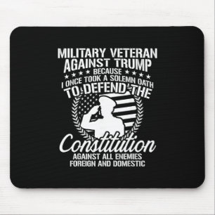 Militärveteranen gegen Trump-USA-Wahl Mousepad
