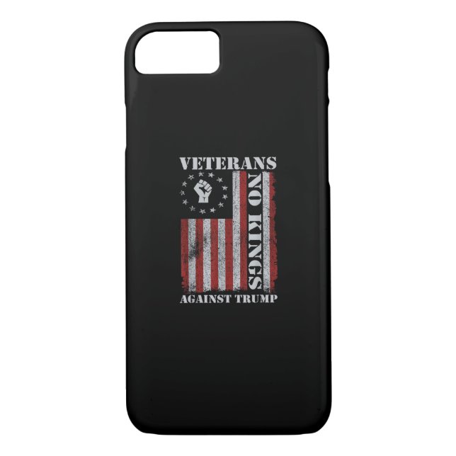 Militärveteranen protestieren USA-Flagge Keine Kön Case-Mate iPhone Hülle (Rückseite)
