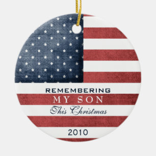 Militärweihnachten Keramik Ornament