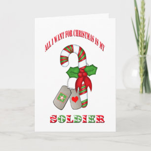 Militärweihnachtskarte Feiertagskarte