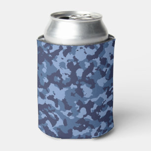 Military Blue Camouflage Camouflage Pattern Dosenkühler